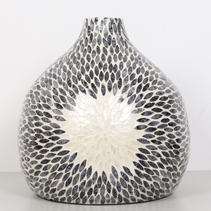 Mayoristas de decoración del hogar de Vietnam, fabricación de jarrón de flores de nácar, decoración del hogar, jarrón de mesa hecho a mano, buen precio - Product Image 1