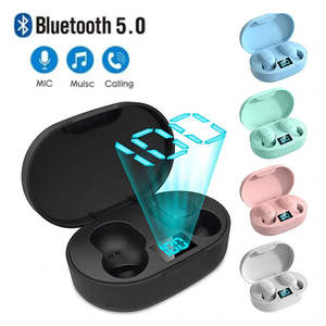 Casque de jeu E6S TWS pour écouteurs Bluetooth avec affichage numérique LED, indicateur de batterie, charge sans fil, chipset JL - Product Image 1