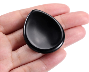 Pierre de soin en cristal d'obsidienne noire, meilleure qualité Offre Spéciale, pouce poli, cristaux de guérison, pierre de paume de poche, pierre de soin du pouce - Product Image 4