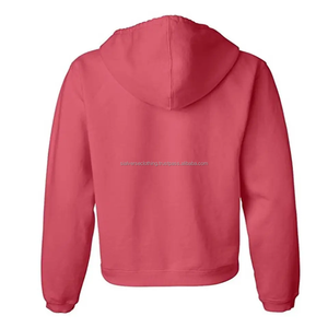 Nouvelles femmes recadrée sweats à capuche personnalisé femmes élégant goutte épaule à capuche corps court pour dames meilleure qualité sweats à capuche à bas prix - Product Image 2