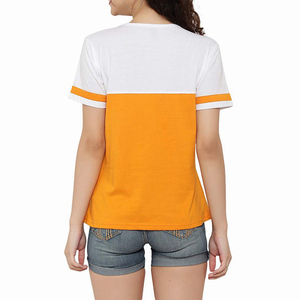 เสื้อยืดผ้าแคนวาสสำหรับผู้หญิงพิมพ์โลโก้ตามสั่งสไตล์ใหม่สำหรับฤดูร้อน - Product Image 2