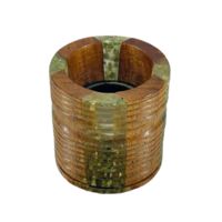 Handgemaakte dennenhouten bakhoor wierookbrander met gepersonaliseerd logo, Arabische Oudh, milieuvriendelijk, duurzaam, Indiase luxe Mubkhara, Ramadan, Eid