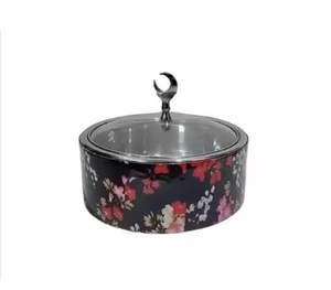 Casserole en métal en acier inoxydable haut servant des aliments marmite avec finition brillante nickelée couvercle rond marmites vente chaude - Product Image 6