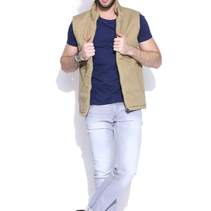 Veste matelassée sur mesure, best-seller, dernier design, veste matelassée sans manches, vêtements pour hommes, veste sans manches tendance - Product Image 3