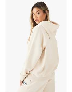 Conjunto Deportivo Moderno para Mujer, Tela con Textura Waffle, Sudadera y Pantalones Acampanados de Algodón Grueso con Estampado DT Personalizado - Product Image 4