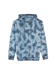Sweat à capuche streetwear 100% coton molletonné, hiver, délavé à l'acide, vintage, logo personnalisé, coupe oversize, effet délavé au soleil - Product Image 5
