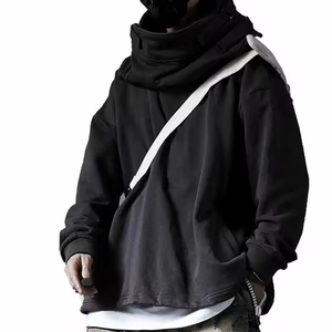 Venta al por mayor de sudaderas con capucha y cremallera completa para hombre y mujer, colección de otoño e invierno de todas las tallas, con máscara y estilo Ninja - Product Image 4