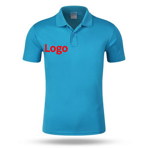 Polos en polyester pour hommes de haute qualité et confortables, logo brodé personnalisé, motif uni, vêtements de sport, polos décontractés, mode maison - Product Image 6