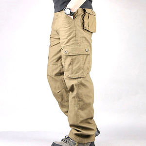 Nuevo diseño, venta al por mayor, pantalones cargo para hombre, últimos diseños, tendencia para hombre, pantalones cargo con múltiples bolsillos, servicio OEM - Product Image 4