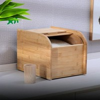 Distributeur de céréales en bambou de haute qualité au meilleur prix, grands contenants de stockage pour aliments secs, couleur personnalisée moderne, fabriqué au Vietnam