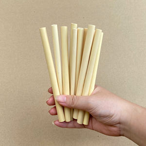หลอดไม้ไผ่ย่อยสลายได้และหลอดดูดทำจากไม้ไผ่สามารถปรับขนาดสำหรับชาบับเบิ้ลน้ำสมูทตี้ - Product Image 4