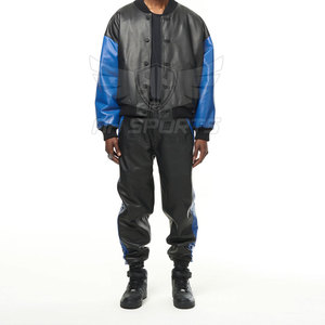 OEM en blanco personalizado calidad premium 2024 chándal hombres mujeres cuero liso moda gran oferta chándal adulto - Product Image 2