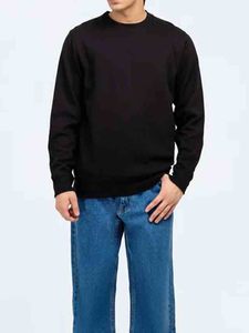 Fournisseur en gros Sweat à capuche à manches régulières en tissu gaufré solide Automne Nouveau Coupe régulière 100% coton Écologique Respirant Homme - Product Image 3