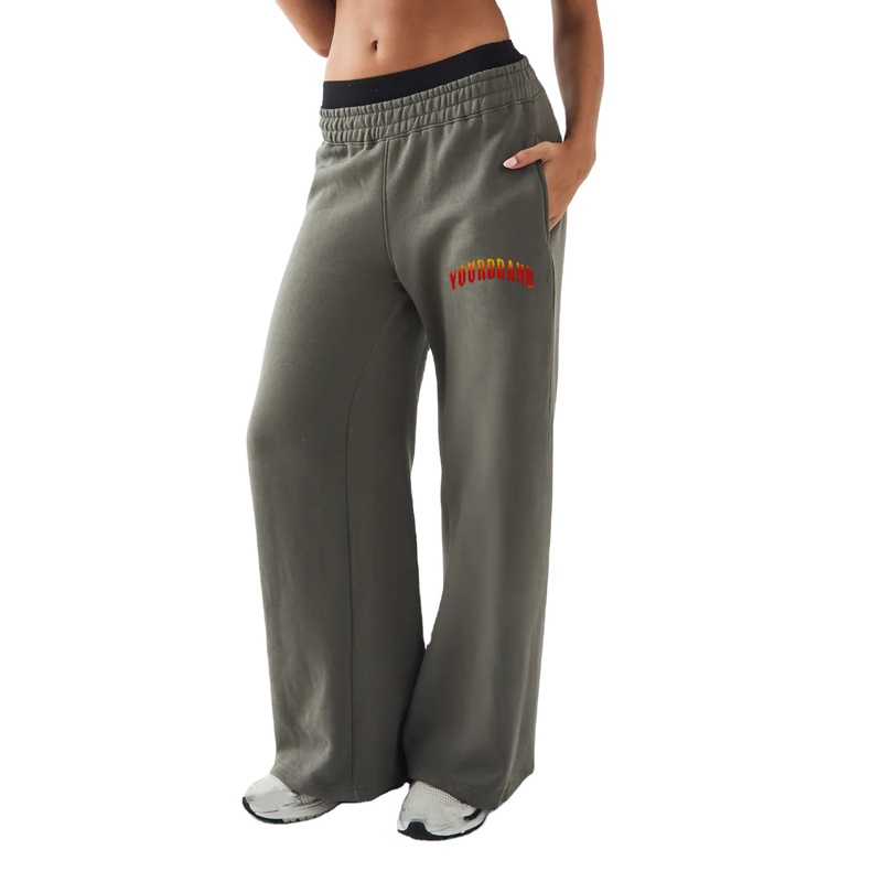100 Cotton Retro Athletics Straight Leg