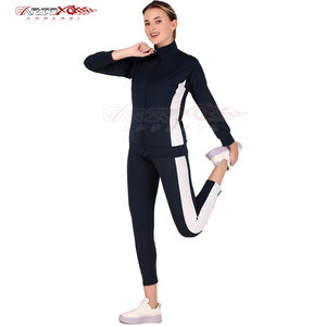 Haut à manches longues à la mode pour femmes et bas de jogging à la taille avec cordon de serrage survêtement respirant pour l'exercice d'hiver - Product Image 4