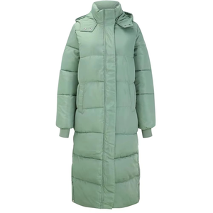 Chaqueta acolchada cálida de Invierno para mujer, tela de algodón 100% de alta calidad, longitud Regular, transpirable, de secado rápido, ropa informal con capucha - Product Image 2