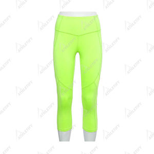 Femmes taille haute taille élastique Yoga Leggings cousu Compression pantalons d'entraînement Gym course en gros vêtements de sport - Product Image 3