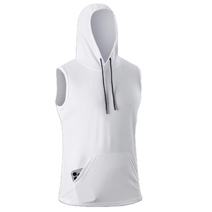 <b>Mens</b> Running Tank Top | Hooded Sleeveless T-Shirt | Quick Dry Breathable Fitness <b>Vest</b> | Summer Gym Sportswear New Arrival - Product Image 1