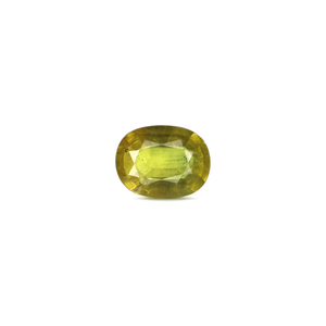 Saphir bicolore de 4,25 carats (Pitambari) naturel, pierre brute facettée, bleu royal Paraiba avec tourmaline rouge aigue-marine, taille ovale - Product Image 1