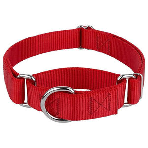 Collier pour chien en nylon et cuir pastel réglable de qualité supérieure, écologique, avec boucle en métal pour grands chiens - Tailles personnalisables - Product Image 3