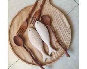 Decoración de pared de peces de madera hecha a mano, adorno de peces de madera hecho de madera natural para exhibición en el hogar o regalo de recuerdo - Product Image 4