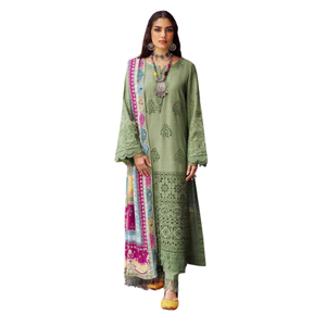 Dernière Collection Hiver 2024 Robes Prêt-à-Porter Ethnique Femme Longueur Cheville Pakistanaise Indienne Afghane Boho Bouton Naturel - Product Image 1