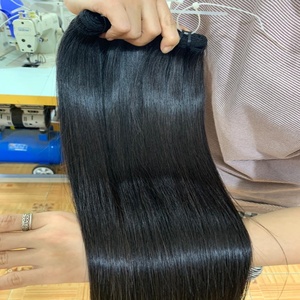 HD Cierre de encaje Paquetes a juego Hueso vietnamita Recto Cabello humano crudo Extensión de cabello alineado con cutícula para mujeres - Product Image 1