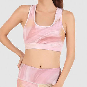 Ensemble de fitness pour femmes, pantalon de yoga taille haute, sans couture, adapté aux sports de plein air, haut à manches courtes, effet lifting des hanches - Product Image 5