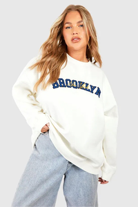 Sudadera Extra Grande Informal de Invierno de Primera Calidad para Mujer, Estilo Urbano con Hombros Caídos, Sudadera con Capucha, Impresión de Logotipo Personalizada - Product Image 5