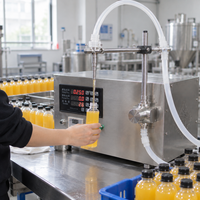 Solution de remplissage semi-automatique pour boissons et cosmétiques en petites quantités, facile à utiliser, pour les petites entreprises
