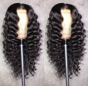 Perruque HD Full Lace Front Loose Deep Wave style birman bouclés indiens 360 fermeture extensions de cheveux humains bruts vierges noirs pour femmes - Product Image 5