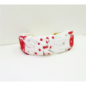 New Design Luxury Daily Wear Beaded <b>Headband</b> with Valentine's Day Theme - Product Image 5