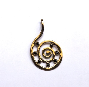 Top vente 7 Chakra Style bohème multi-pierres pendentif lunette réglage bijoux en laiton pour la pratique du Yoga - Product Image 3