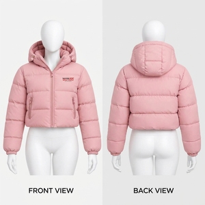 <b>Lightweight</b> Materials Warm Padding And Modern <b>Women</b> Puffer <b>Jacket</b> Custom Insulated Outerwear <b>Women</b> Puffer <b>Jacket</b> Crafted - Product Image 6