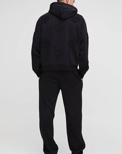 Survêtement de jogging pour homme personnalisé OEM, couleurs et tailles variées, sweat-shirt thermique respirant à manches longues et pantalon de jogging en coton - Product Image 6