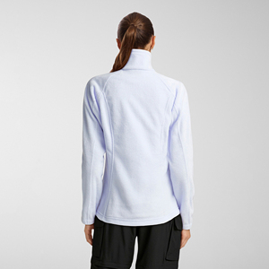 Veste softshell d'hiver pour femmes personnalisée 100% polyester respirant micropolaire col montant brodé Logo Design polaire - Product Image 2