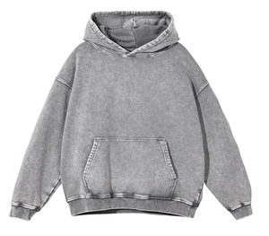 Sudaderas Lisas de Gran Tamaño de 400 Gramos para Impresión DTG - Sudadera con Capucha Holgada de Color Sólido para Hombre Sin Cordones - Product Image 3