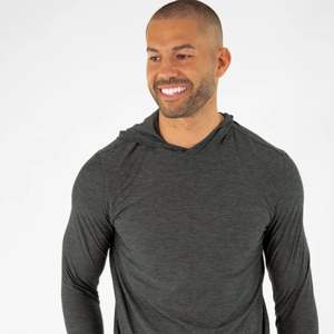 Sweat à capuche léger en polaire technique pour hommes-Chaud et respirant, parfait pour les sports de plein air et les journées décontractées - Product Image 6