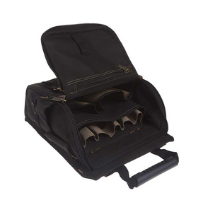 Pochette à outils pour électricien à fermeture à rabat robuste |   Holster de ceinture à 21 poches, compartiments renforcés, boucle de fixation, OEM/ODM, 300 lb - Product Image 4