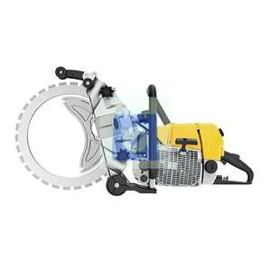 Cortadora de Concreto Portátil a Gasolina DL400 de 400 mm, 5000 W, Profundidad de Corte de 29 cm, Radio de Giro Corto, para Paredes de Bomberos - Product Image 2