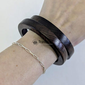 Bracelets en bois de style bohème Cadeaux de bijoux de mode faits à la main pour elle par Tradebyd - Product Image 2