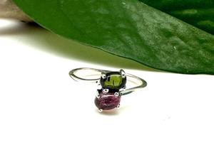 Anillo de Plata de Ley 925 Estilo Boho para Mujer con Piedra Preciosa de Turmalina, Chapado en Rodio, Regalo de Boda, Joyería Hecha a Mano de Moda - Product Image 2