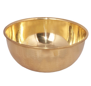 Bol à fruits en laiton de qualité supérieure Bol de service décoratif bon marché Snacks indiens en métal faits à la main et bol de nourriture au meilleur prix. - Product Image 4