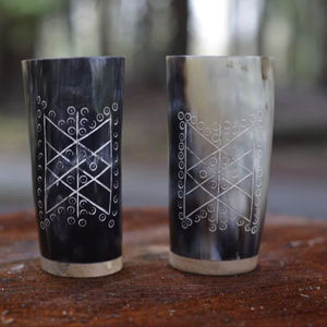 Drinking Horn Glass <b>Cup</b> <b>Viking</b> Eco-Friendly High Quality - Product Image 1