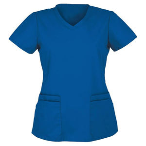 Top ventes OEM, vente en gros, design personnalisé, uniforme d'hôpital pour femmes, hauts de gommage pour soins infirmiers, ensemble de gommage aux figues, haut tunique pour soins infirmiers - Product Image 4