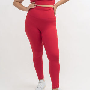 ชุดโยคะไร้ตะเข็บสำหรับยิมฟิตเนสยิมพร้อมรูนิ้วหัวแม่มือยืดได้สูงแพ็คคู่2ชิ้น - Product Image 4