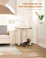 Meuble pour animaux de compagnie en bois écologique de haute qualité, griffoir pour chat, arbre à chat moderne de luxe, maison pour chat en carton – Fabricant