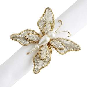 Luxury Flower <b>Paper</b> <b>Napkin</b> Holder Eco-Friendly Creative Wedding Party <b>Christmas</b> Table Decoration for Restaurants - Product Image 5