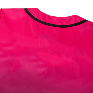 2024 haute qualité Polyester Baseball Softball maillots respirant à manches courtes vêtements de sport joueur Style plaine équipe en gros - Product Image 6