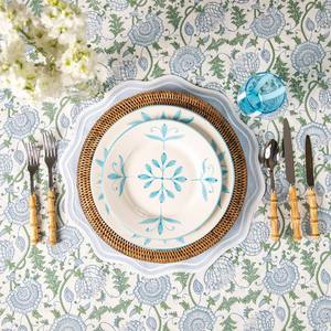 Exquisite Eco-friendly Natural Rattan <b>Placemat</b> for Wedding Round Woven <b>Placemats</b> for Party Wicker Charger Plate Made in Vietnam - Product Image 5